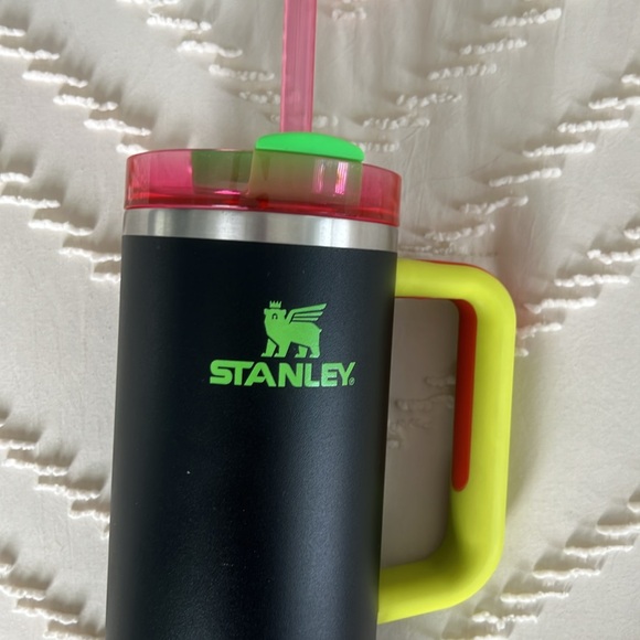 Black and Neon 30 oz Stanley - Picture 2 of 9